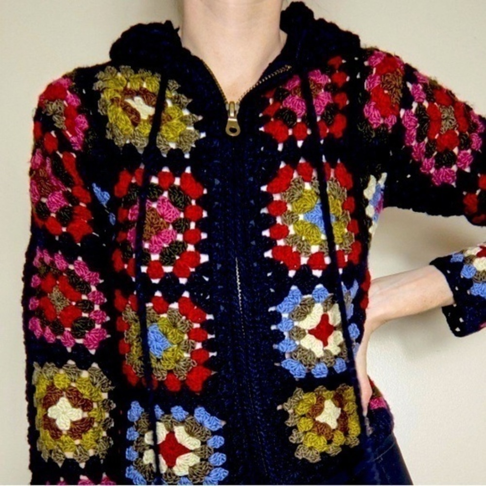 ISO Carole Little vintage granny squares crochet hoodie! DO NOT PURCHASE